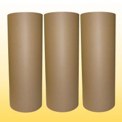 3 Rollen Natronmischpapier braun - Rolle 50 cm x 250 lfm, 80g/m� (10 Kg/Rolle)